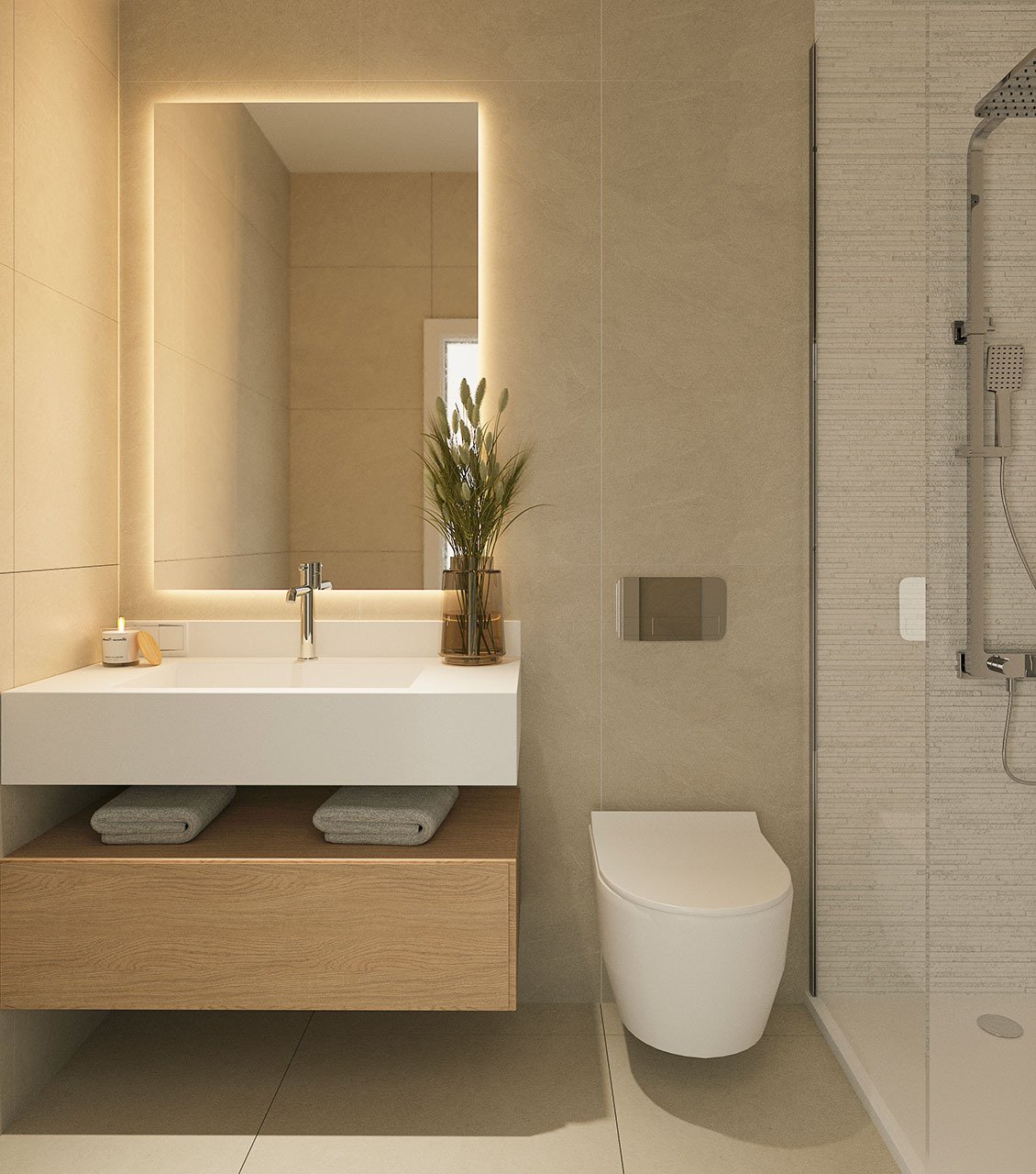 Fantastische Appartements mit 1 Schlafzimmer, 1 Bad, Klimaanlage, Kfz-Stellplatz und Gemeinschaftspool