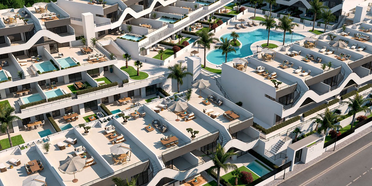 Fantastische Appartements mit 2 Schlafzimmern, 2 Bädern, Klimaanlage, Kfz-Stellplatz und Gemeinschaftspool