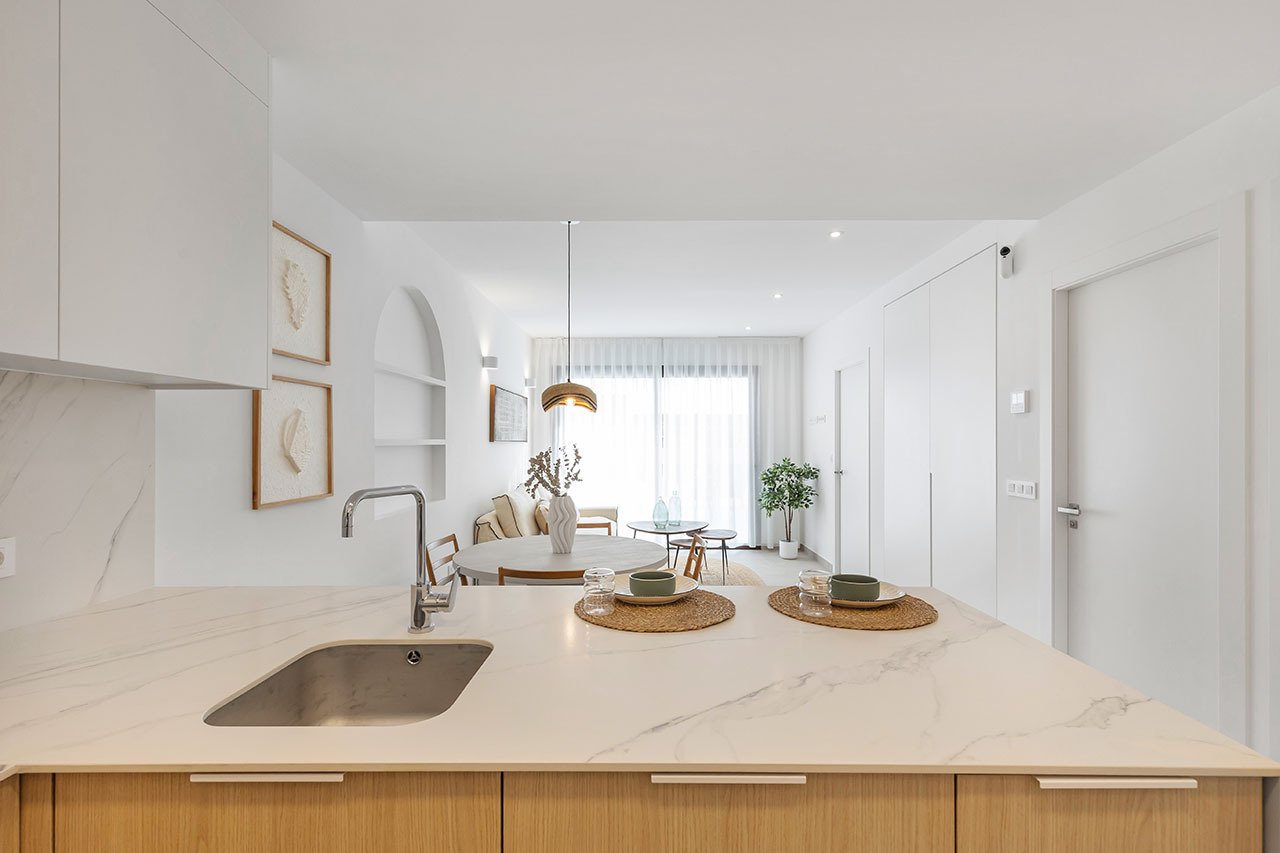 Appartements mit 3 Schlafzimmern, 2 Bädern, Gemeinschaftspool und Tiefgaragenstellplatz im La Serena Golf Komplex