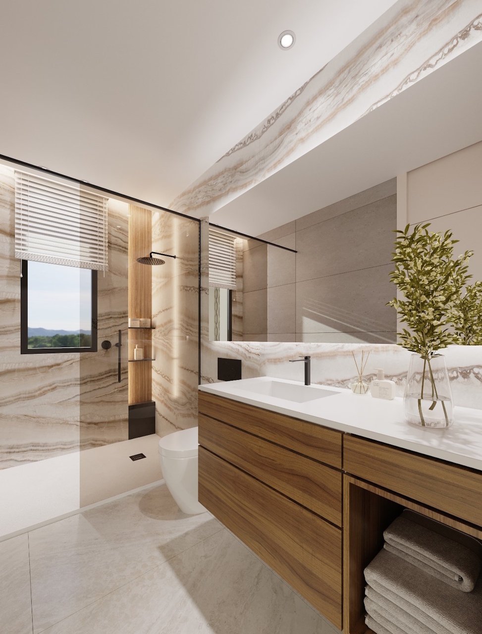 Villen mit 3 Schlafzimmern, 3 Bädern, Souterrain und Privatpool in einem fantastischen Resort mit eigenem See