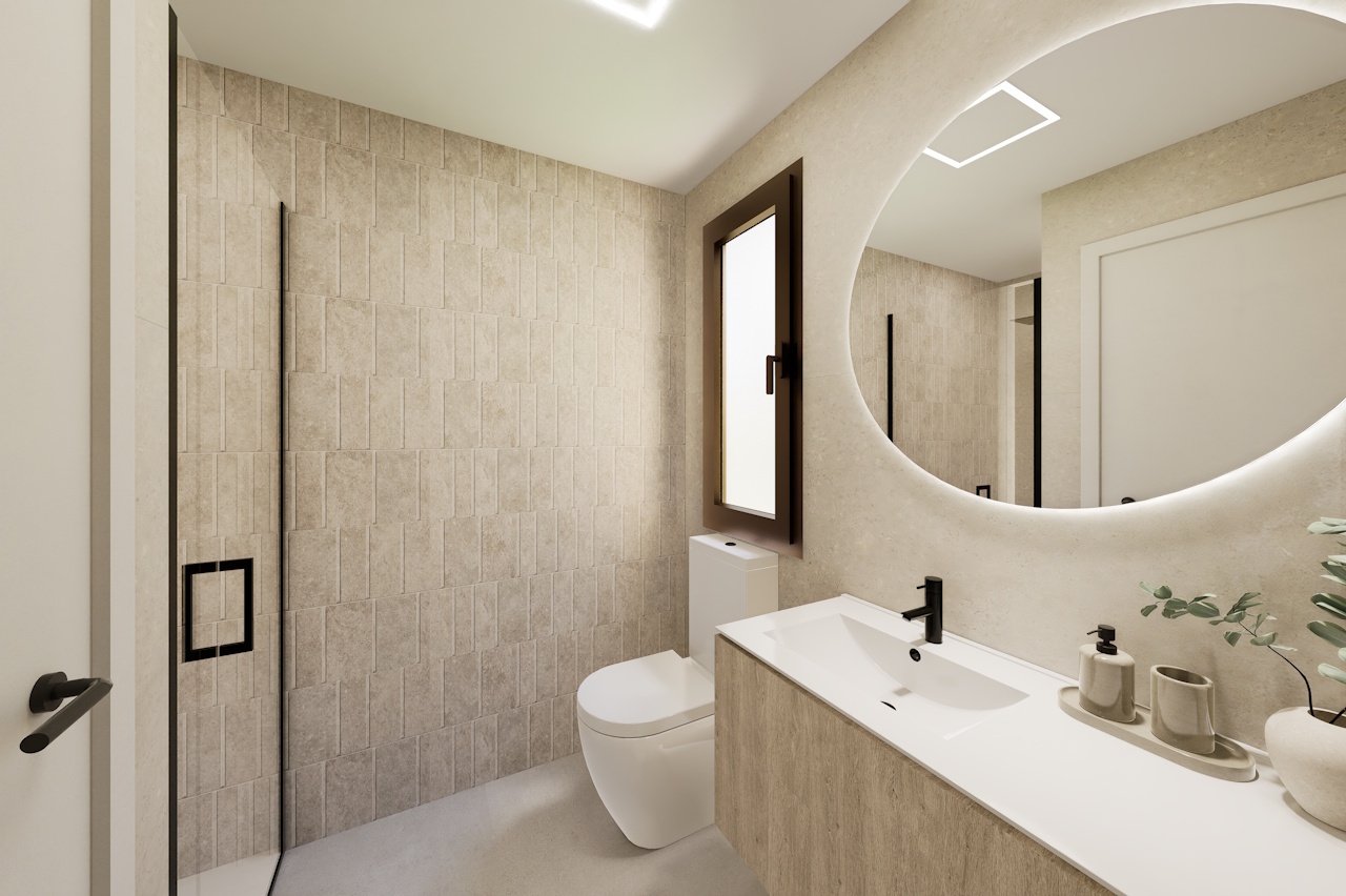 Erdgeschoss-Wohnungen mit 3 Schlafzimmern, 2 Bädern, Tiefgaragenstellplatz und Gemeinschaftspool neben Serena Golf