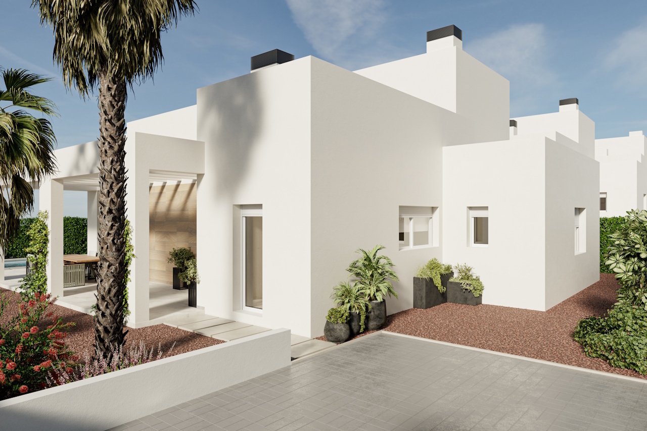 Villen mit 4 Schlafzimmern, 3 Bädern, Klimaanlage, Privatpool und Keller im wunderschönen La Finca Golf Komplex
