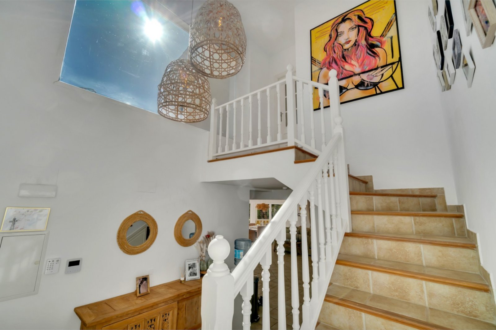 Villa in mediterranem Stil mit beheiztem Pool und viel Privatsphäre in der Nähe des Golfplatzes von Altea