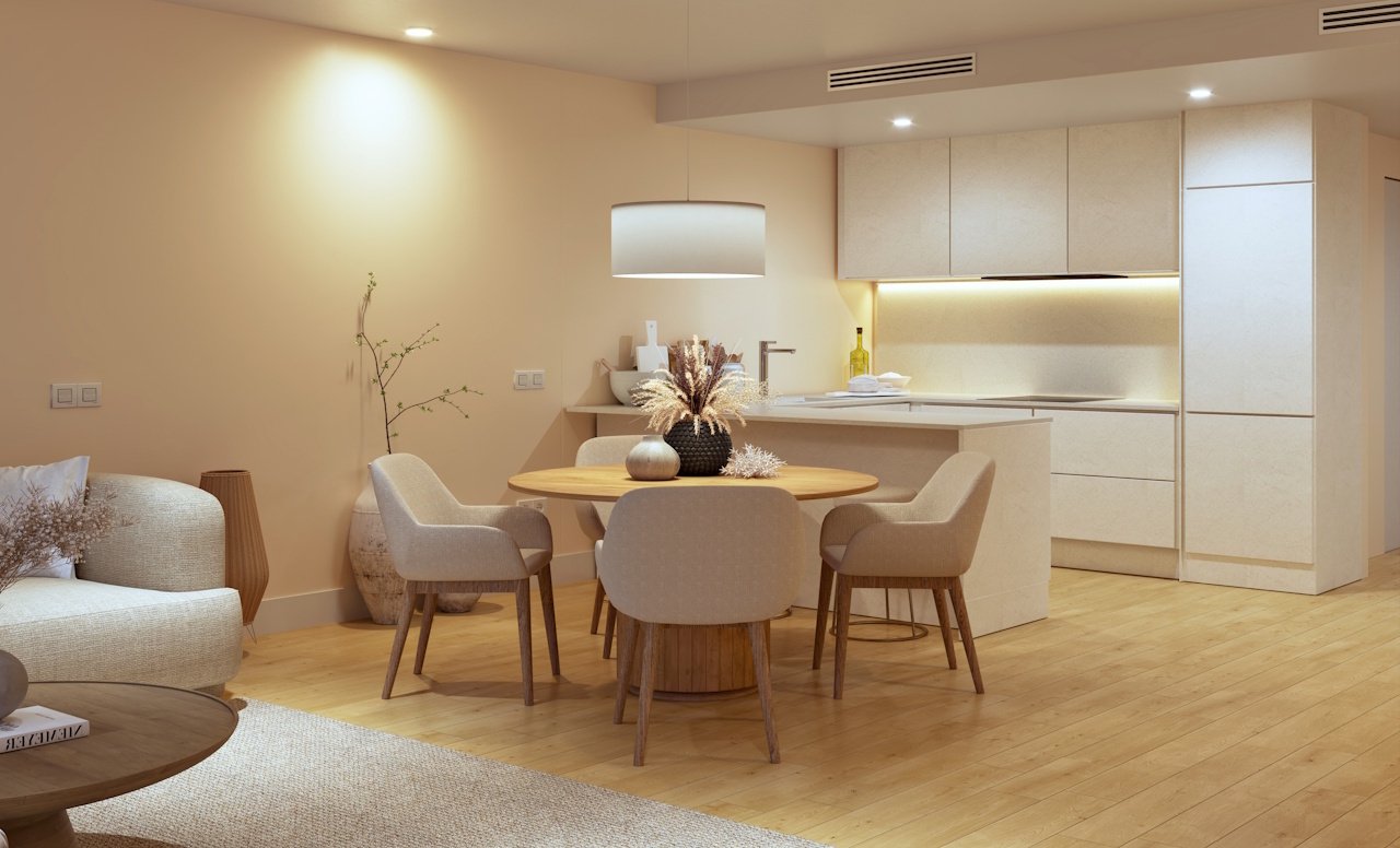 Appartements mit 3 Schlafzimmern, 2 Bädern, Klimaanlage und optionalem Tiefgaragenstellplatz im Zentrum von Palma de Mallorca