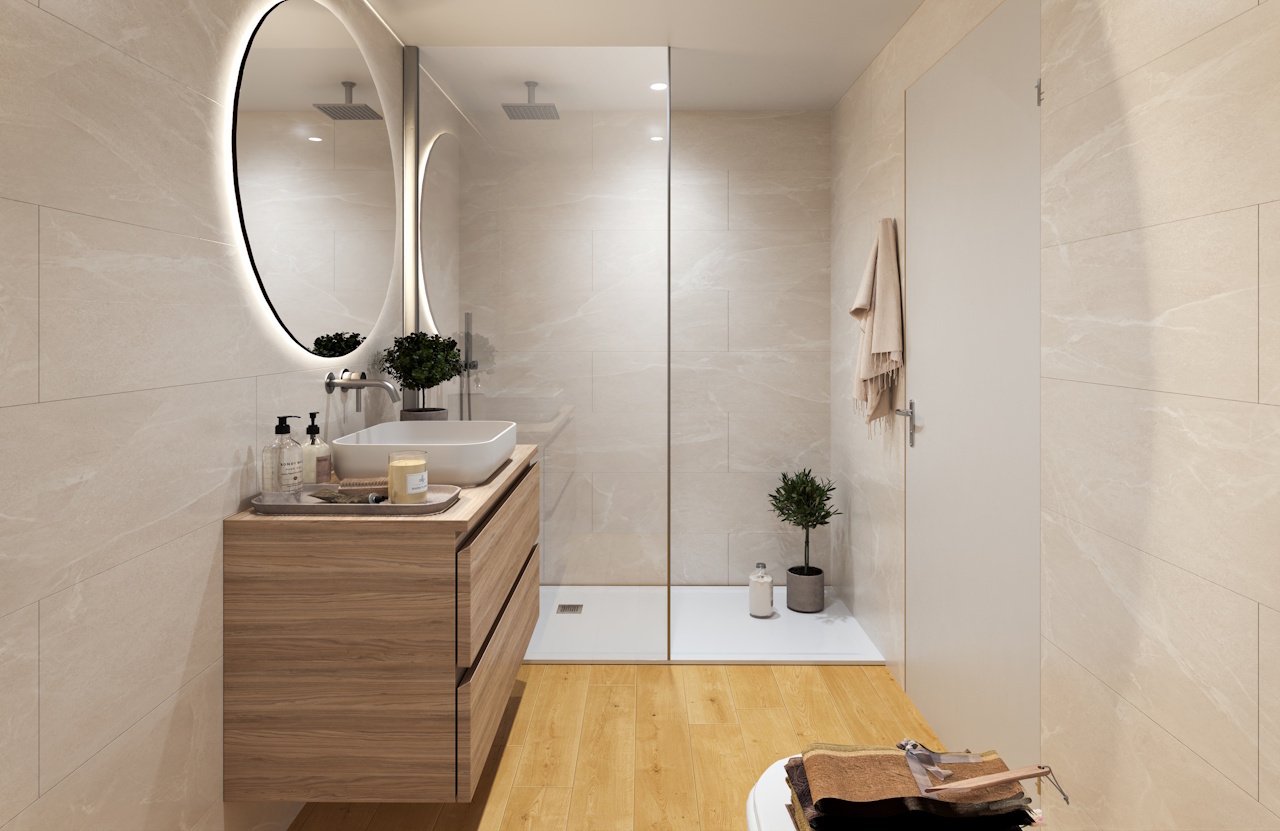 Appartements mit 3 Schlafzimmern, 2 Bädern, Klimaanlage und optionalem Tiefgaragenstellplatz im Zentrum von Palma de Mallorca