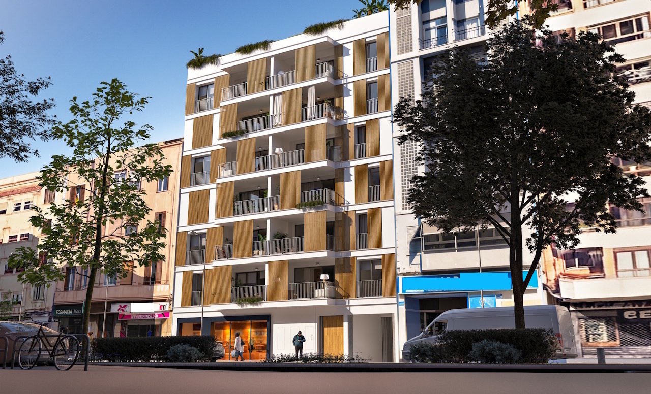 Appartements mit 3 Schlafzimmern, 2 Bädern, Klimaanlage und optionalem Tiefgaragenstellplatz im Zentrum von Palma de Mallorca