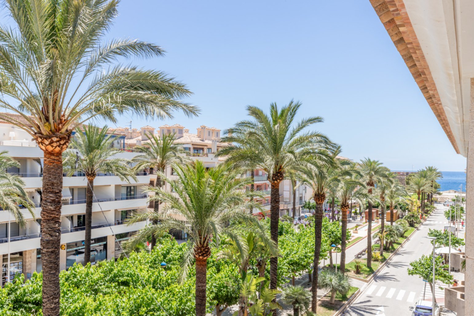 Wohnung mit Terrassen und Meerblick im Herzen von Moraira