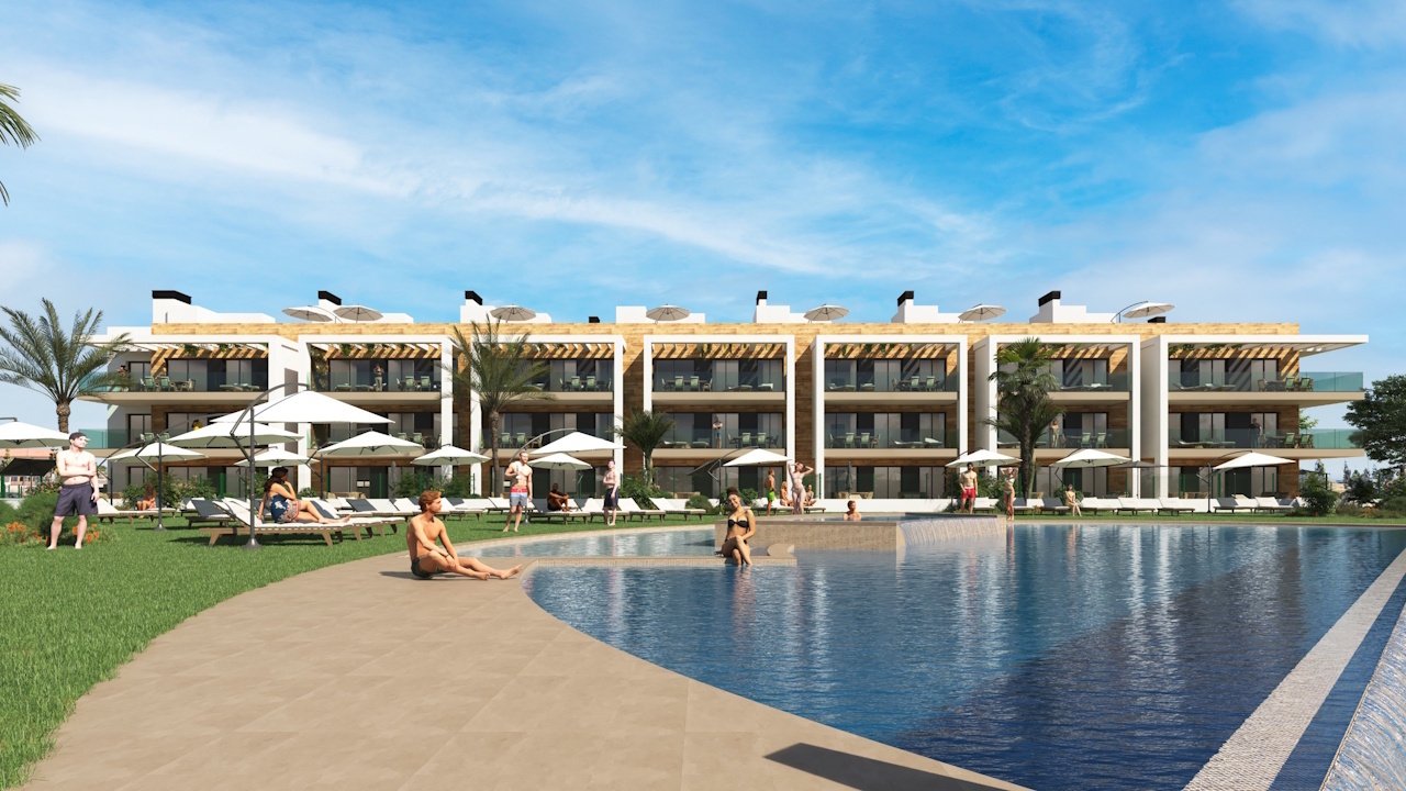 Los Alcázares: Penthouse-Wohnungen mit 2 Schlafzimmern, 2 Bädern, Tiefgaragenstellplatz und Gemeinschaftspool auf dem La Serena-Golfplatz Los Alcázares: Penthouse-Wohnungen mit 2 Schlafzimmern, 2 Bädern, Tiefgaragenstellplatz und Gemeinschaftspool auf dem La Serena-Golfplatz