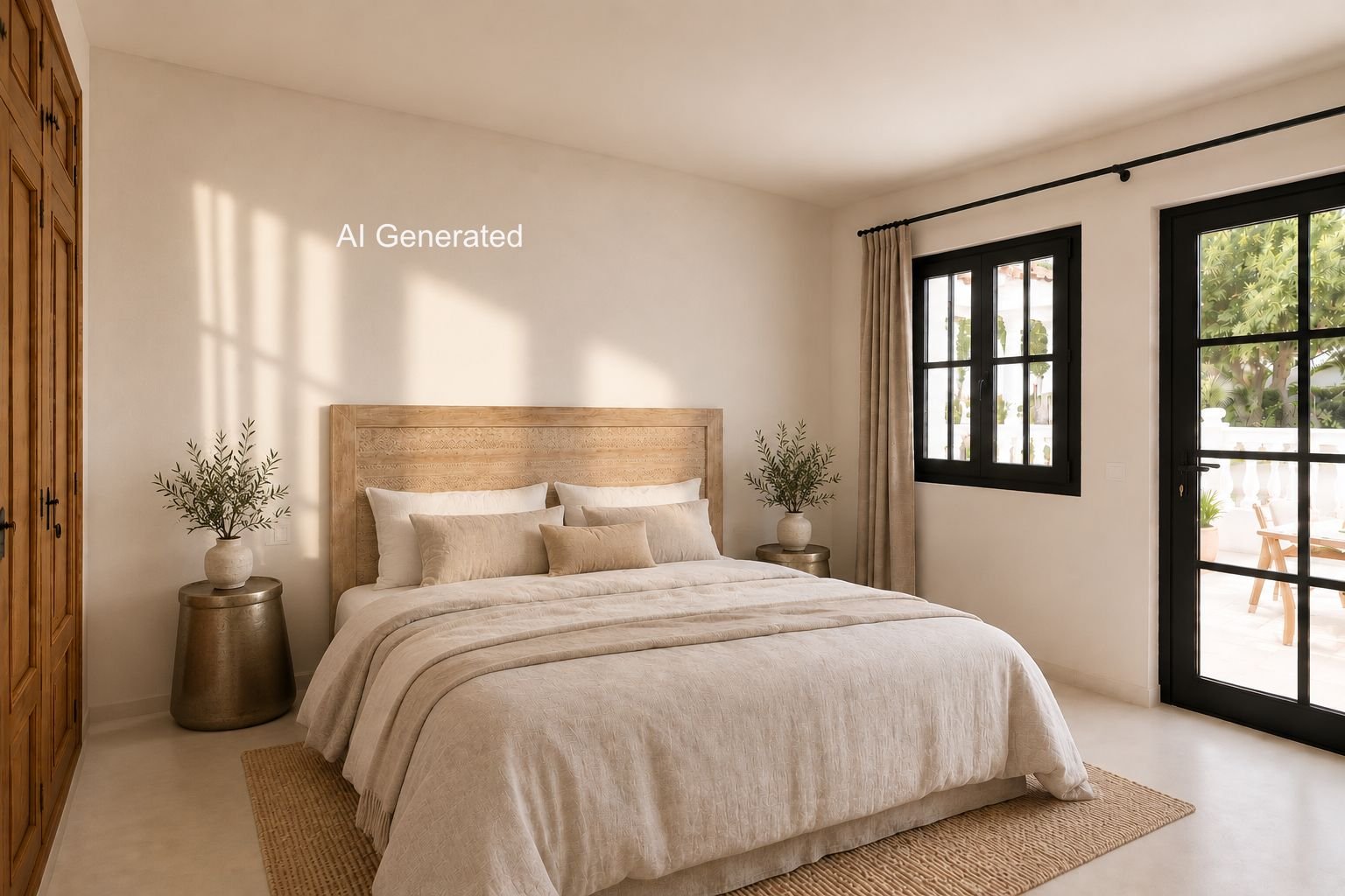 Traditionelle und großzügige Villa mit Privatpool, Garage und Dachterrasse mit Meerblick