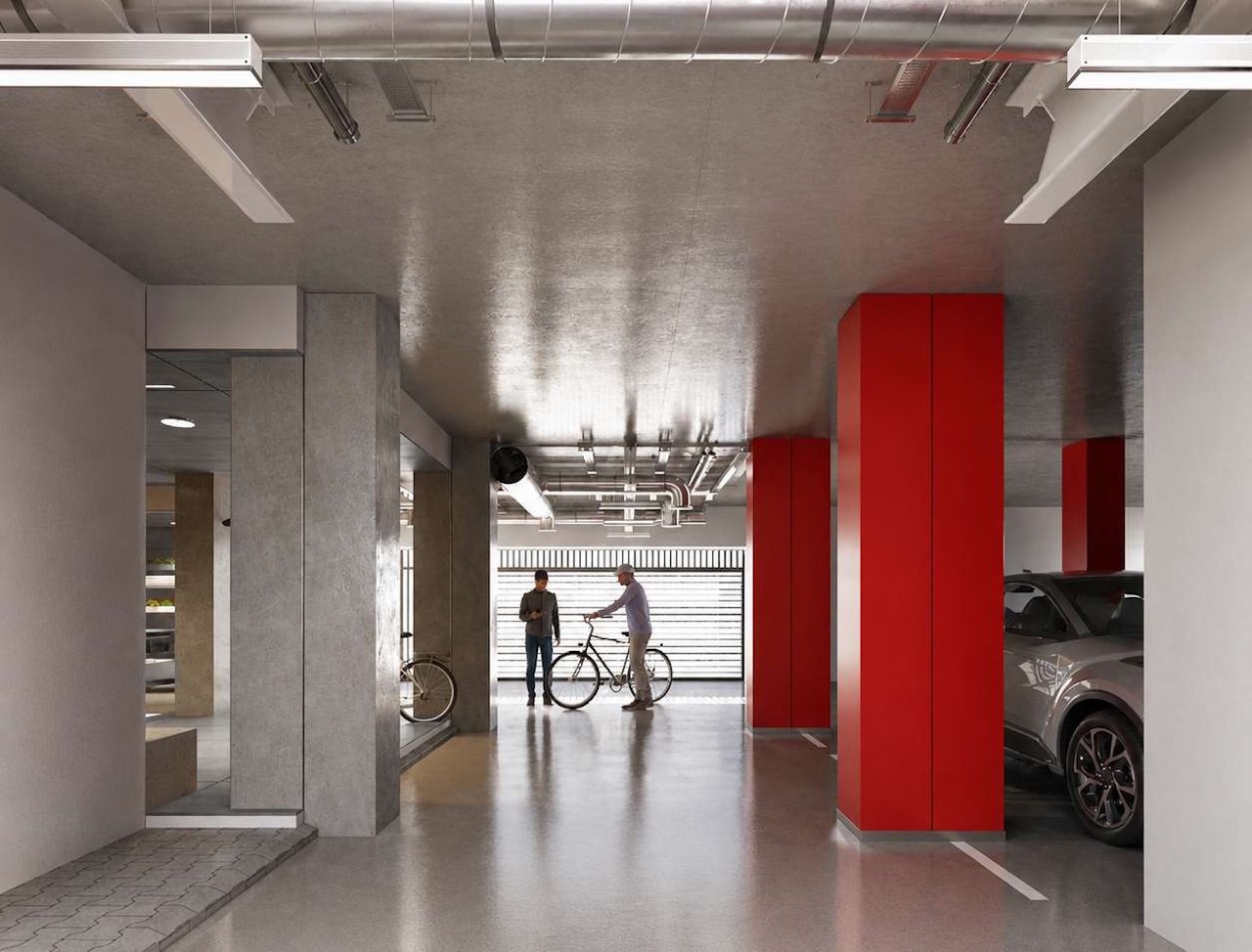 Penthouse-Wohnungen mit 2 Schlafzimmern, Klimaanlage, Fußbodenheizung in Bädern, Tiefgaragenstellplatz und Gemeinschaftspool nur 650 m vom Strand