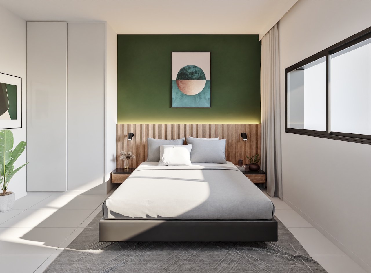Moderne Wohnungen mit 3 Schlafzimmern, 2 Badezimmern, großer Terrasse, Tiefgaragenstellplatz und Gemeinschaftspool