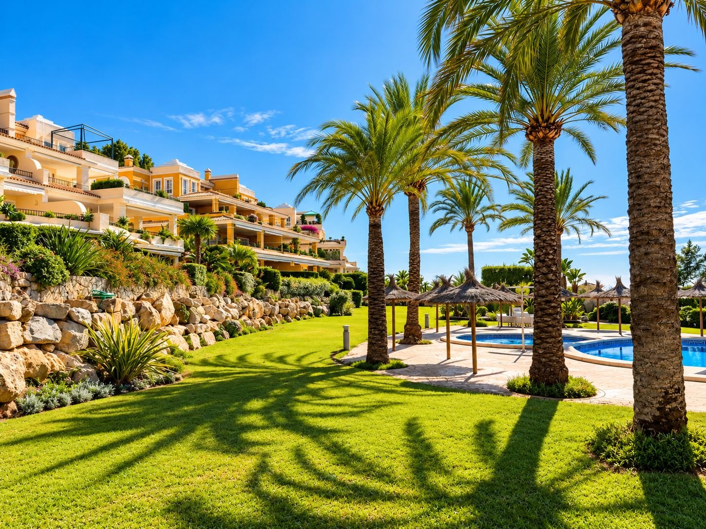 Wohnung mit großer Terrasse und Meerblick in Altea Hills