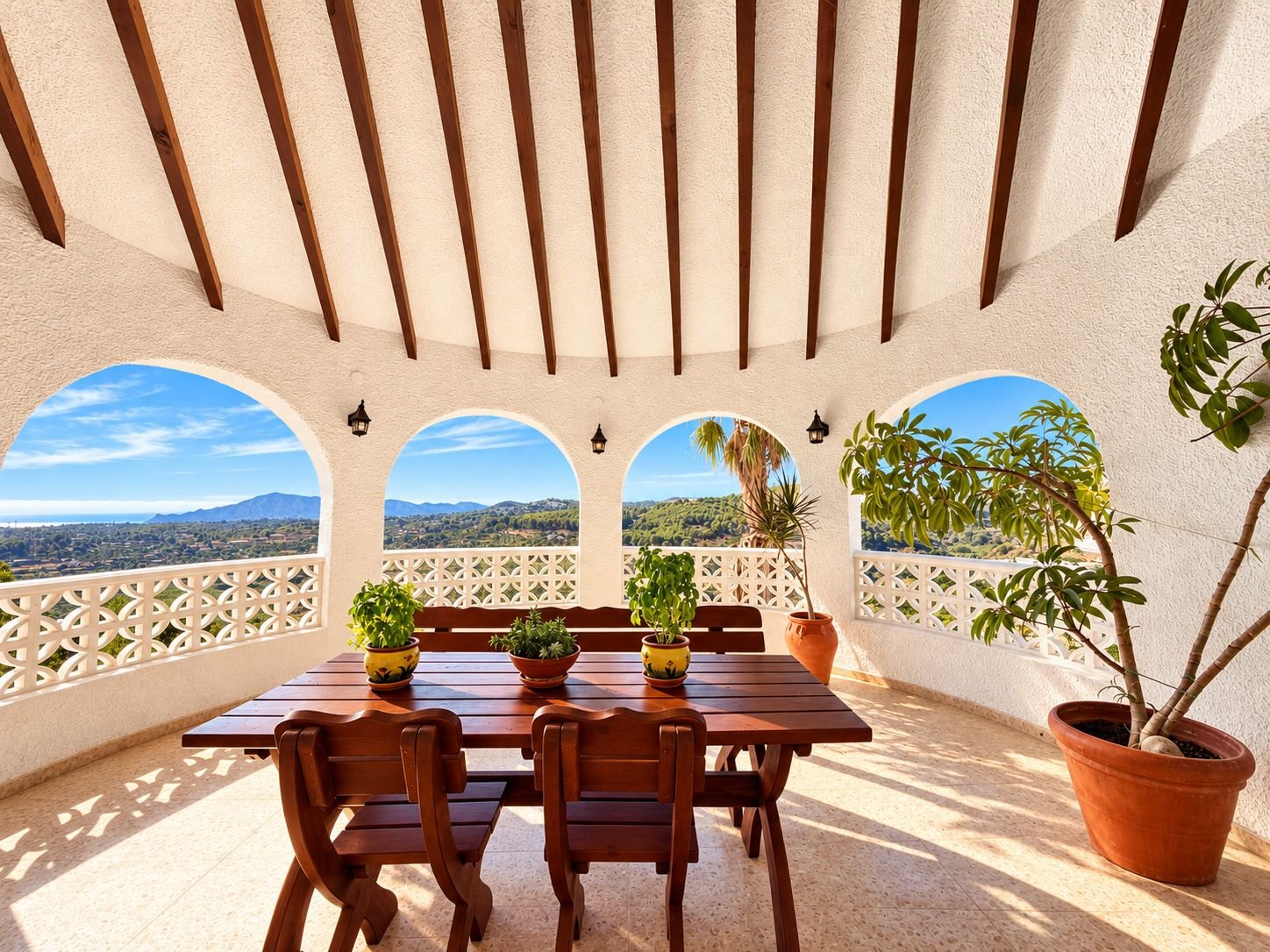 Freistehende Villa mit Meer- und Bergblick, privatem Pool und separatem Gästeapartment