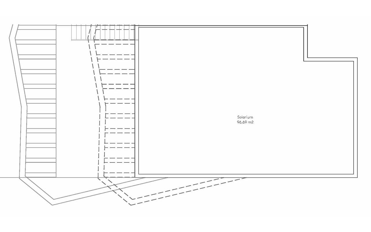 Obergeschoss-Wohnungen mit 3 Schlafzimmern, 2 Bädern, Dachterrasse, Gemeinschaftspool und Meerblick