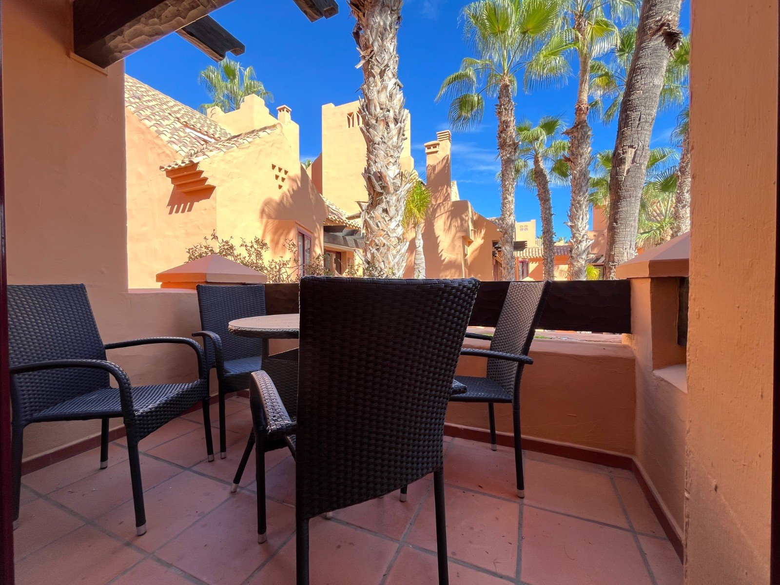 Modern apartment close to the beach with 2 bedrooms, 2 bathrooms, 2 terraces, underground parking space and communal pool