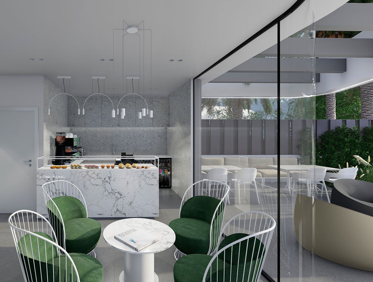 Penthouses with 2 bedrooms, 2 bathrooms, air conditioning and fitted kitchens with electrical appliances in a gated complex with communal pool and SPA