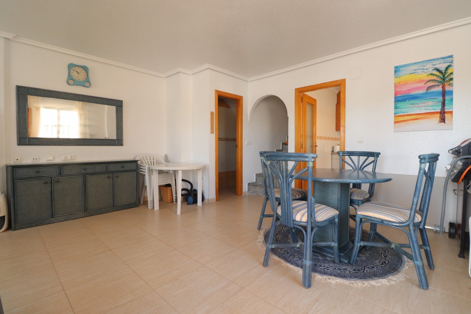 Quad-Villa with 3 bedrooms, 1 bathroom and communal pool