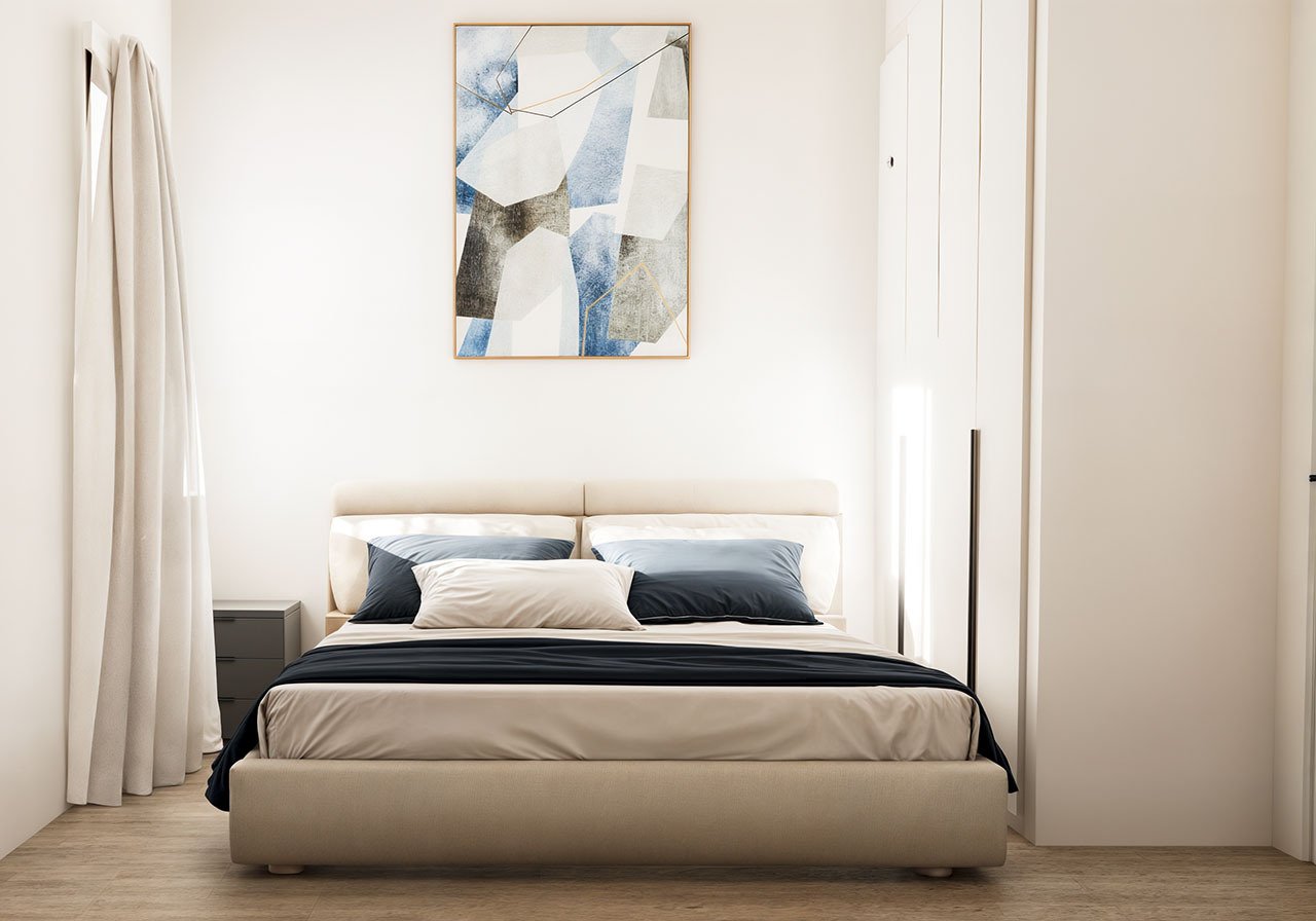 Penthouses with 2 bedrooms, 2 bathrooms, communal pools and sea views