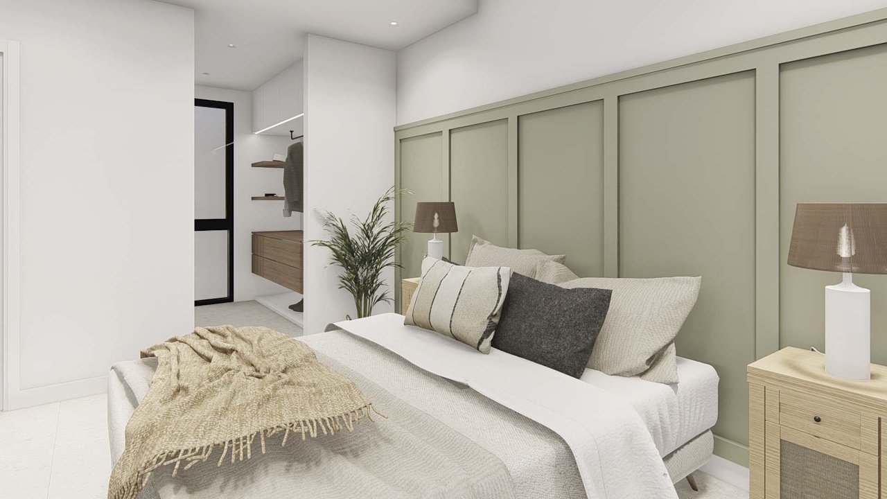 Spacious townhouses with 3 bedrooms, 2 bathrooms, 1 toilet, private pool and private parking