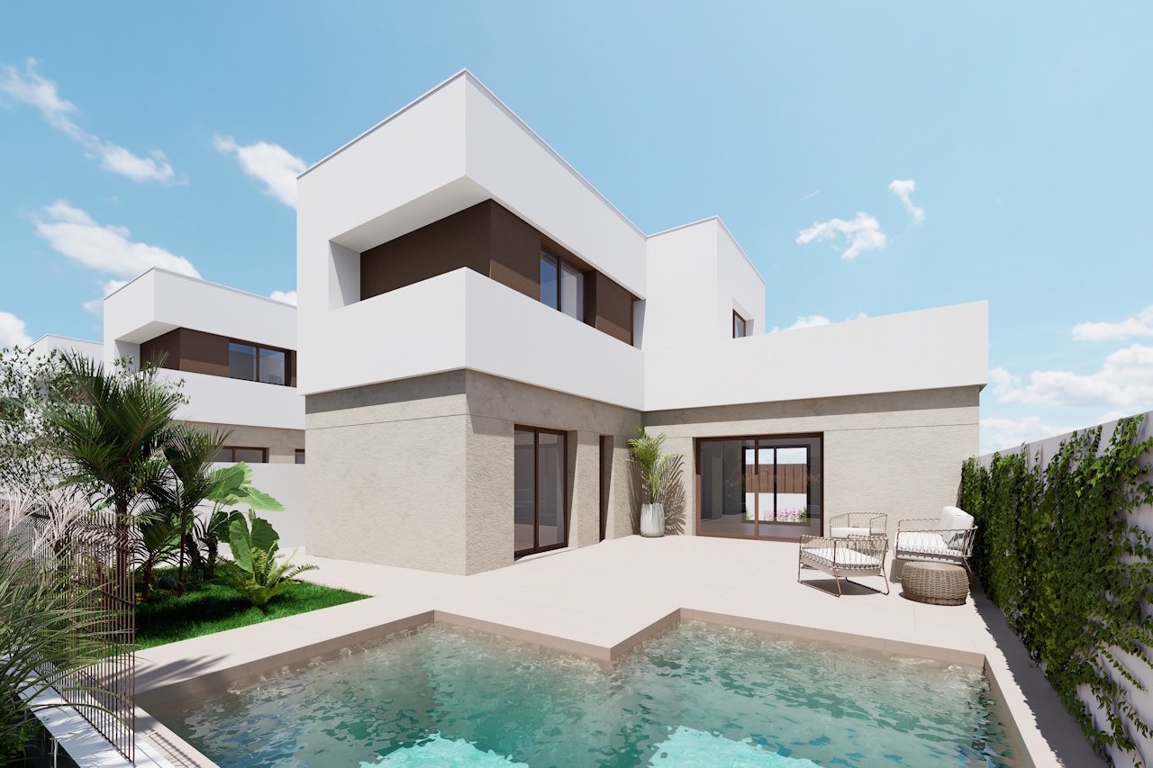 Villas with 3 bedrooms, 2 bathrooms, guest toilet, underground parking space and communal pool beside Serena Golf