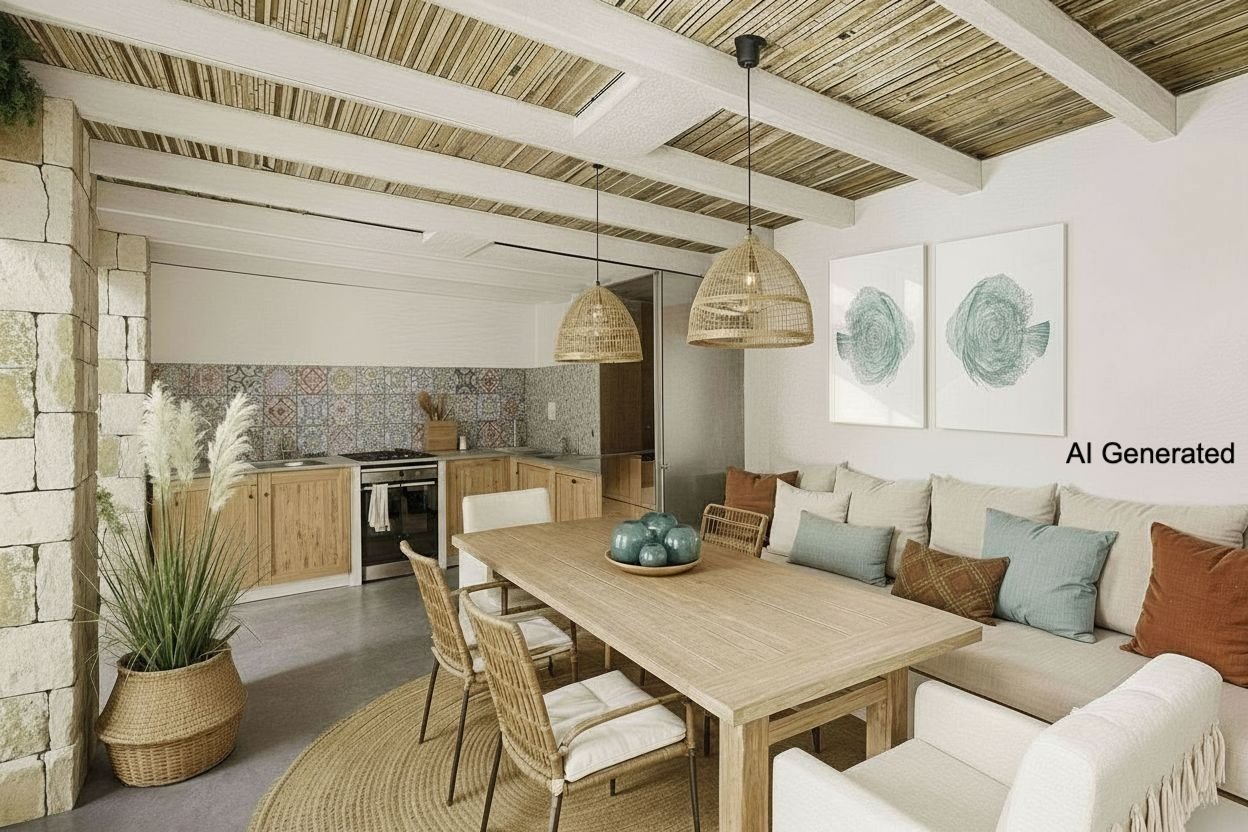 Spacious villa with 5 bedrooms, 3 bathrooms, guest WC and private pool