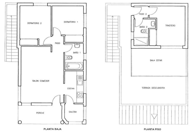 Detached villa with two residential units, a carport and a communal pool in a prime location