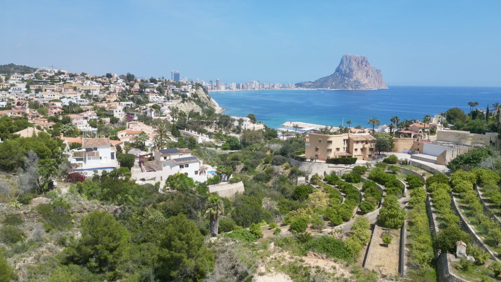 Villa with sea views in an excellent location in Calpe