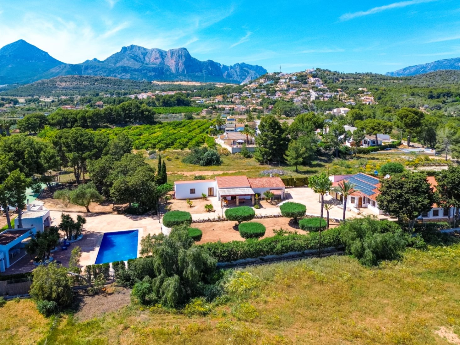 Private Mediterranean Finca with Open Mountain Views and Extensive Outdoor Living