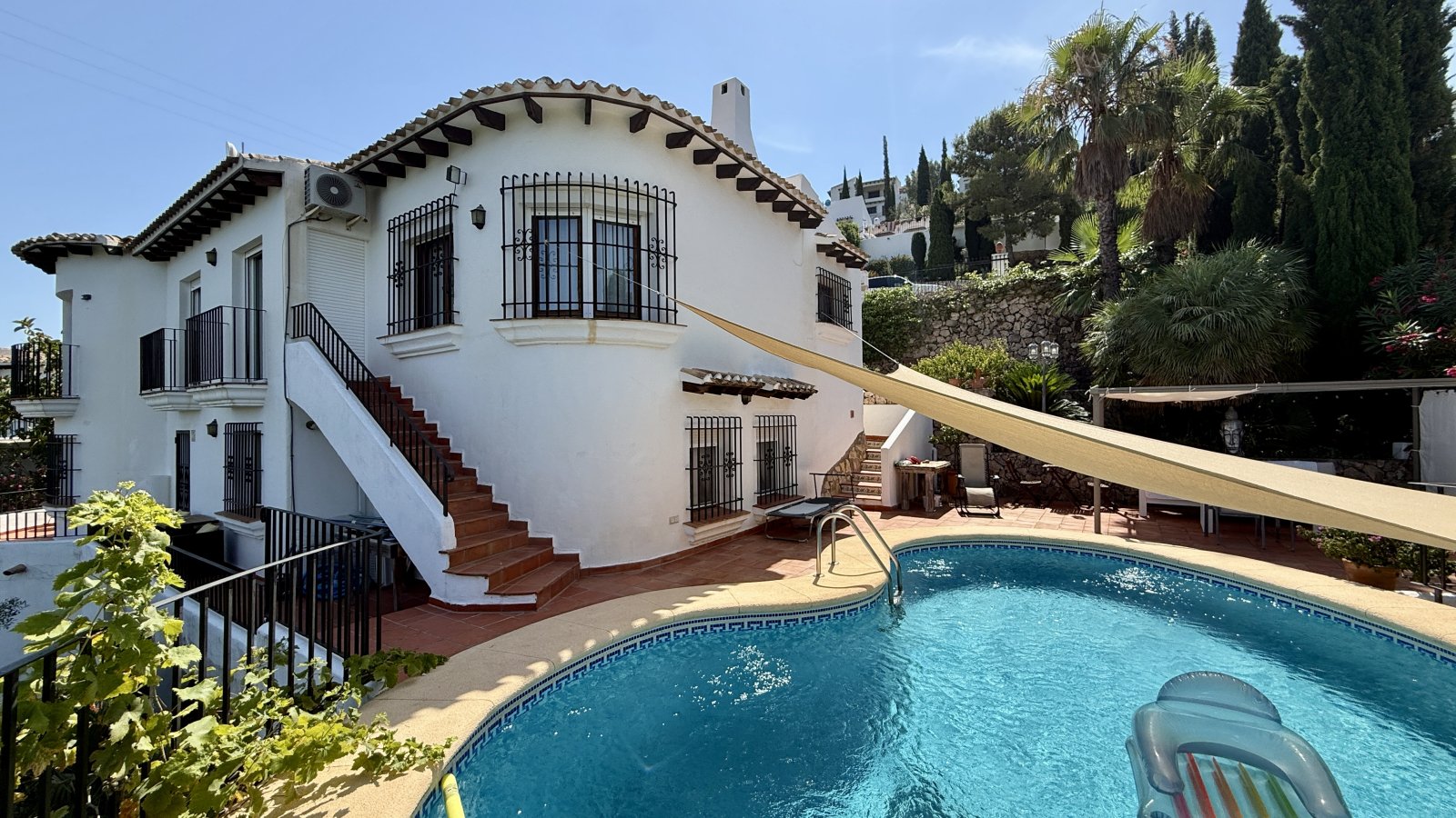 Mediterranean Estate on Monte Pego with Guest Casita, Two Private Pools and Exceptional Potential