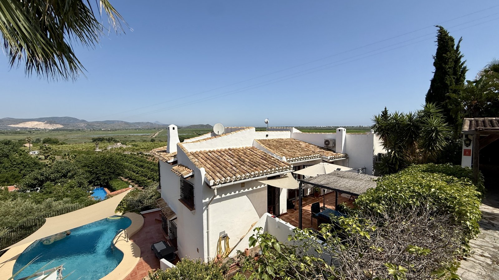 Mediterranean Estate on Monte Pego with Guest Casita, Two Private Pools and Exceptional Potential
