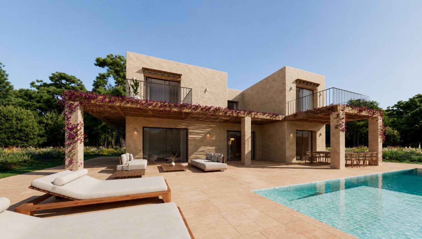 Jávea: Elegant villa with a contemporary design, 4 bedrooms, 3 bathrooms, carport and private pool Jávea: Elegant villa with a contemporary design, 4 bedrooms, 3 bathrooms, carport and private pool