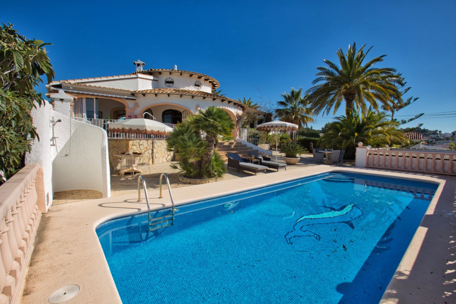 Detached villa with sea views, swimming pool and 3 bedrooms in San Jaime