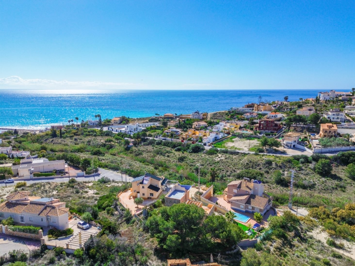Mediterranean Villa with Sea Views and walking distance to the sea