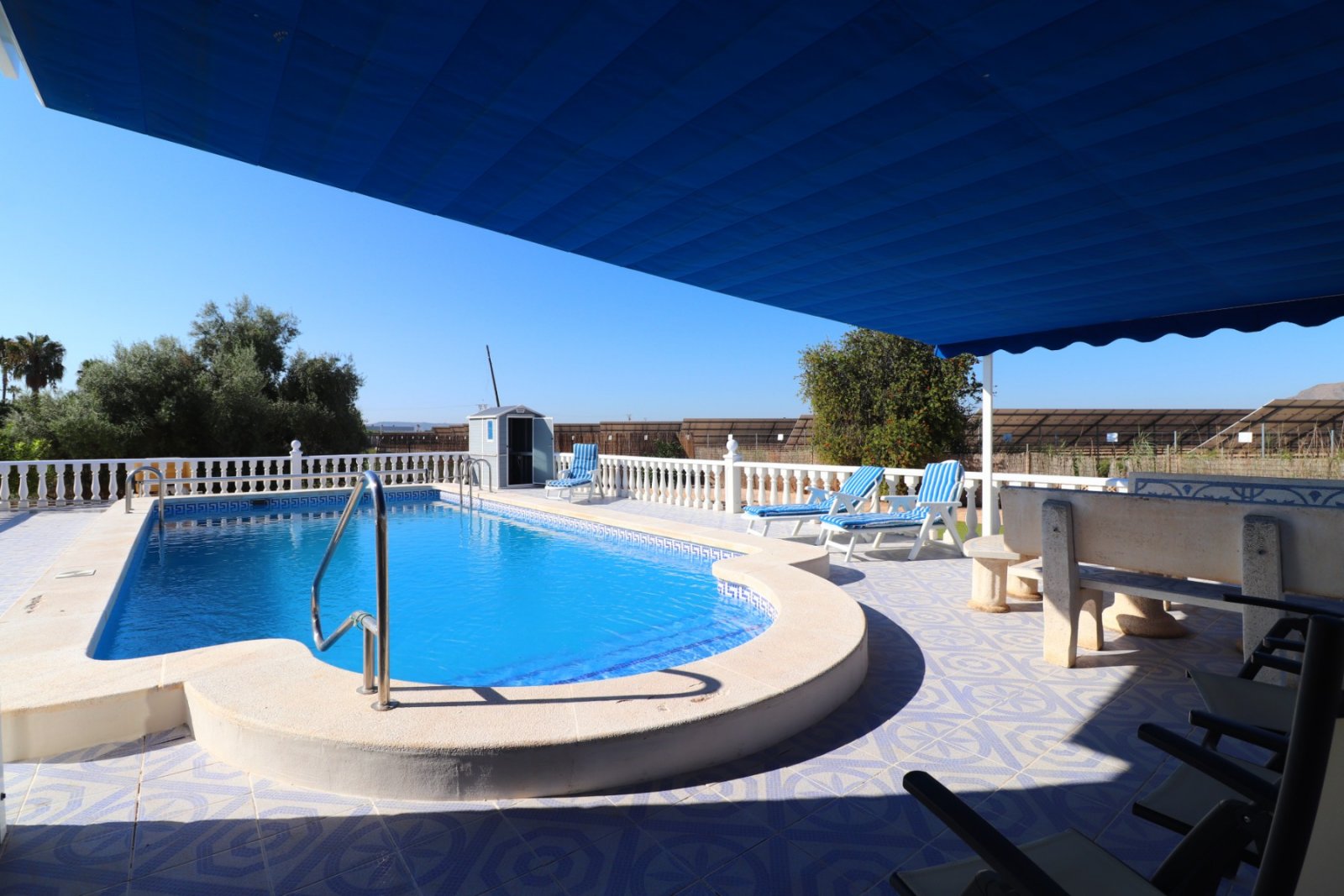 Country Property with 3 bedrooms, 2 bathrooms, a garage, a private swimming pool and lovely views in Callose de Segura