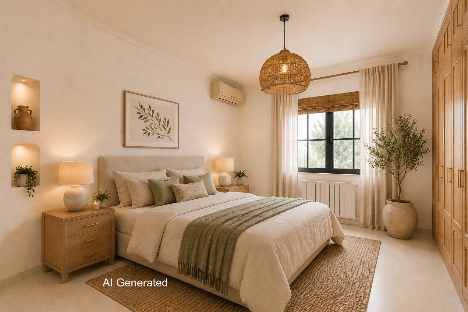 Traditional and spacious villa with private pool, garage and roof terrace with sea views