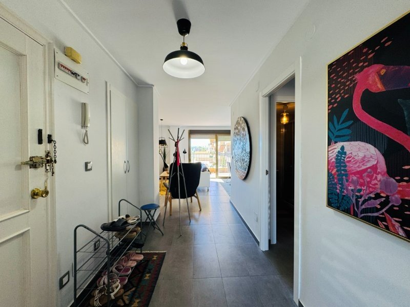 Spectacular renovated beachfront apartment with sea views in La Mata