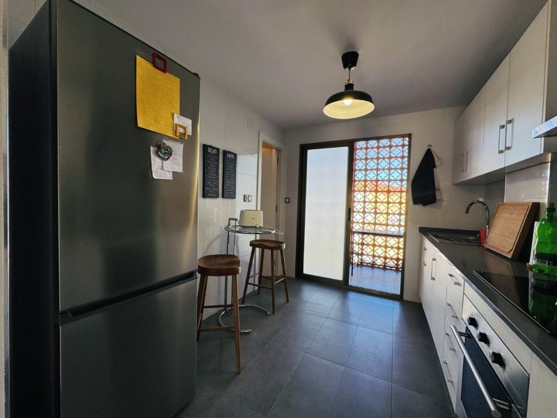 Spectacular renovated beachfront apartment with sea views in La Mata