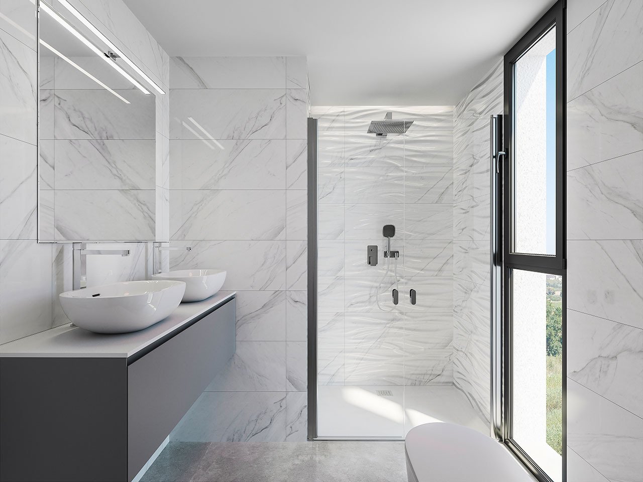 Penthouse with 3 bedrooms, 2 bathrooms, roof terrace, private parking and communal pool