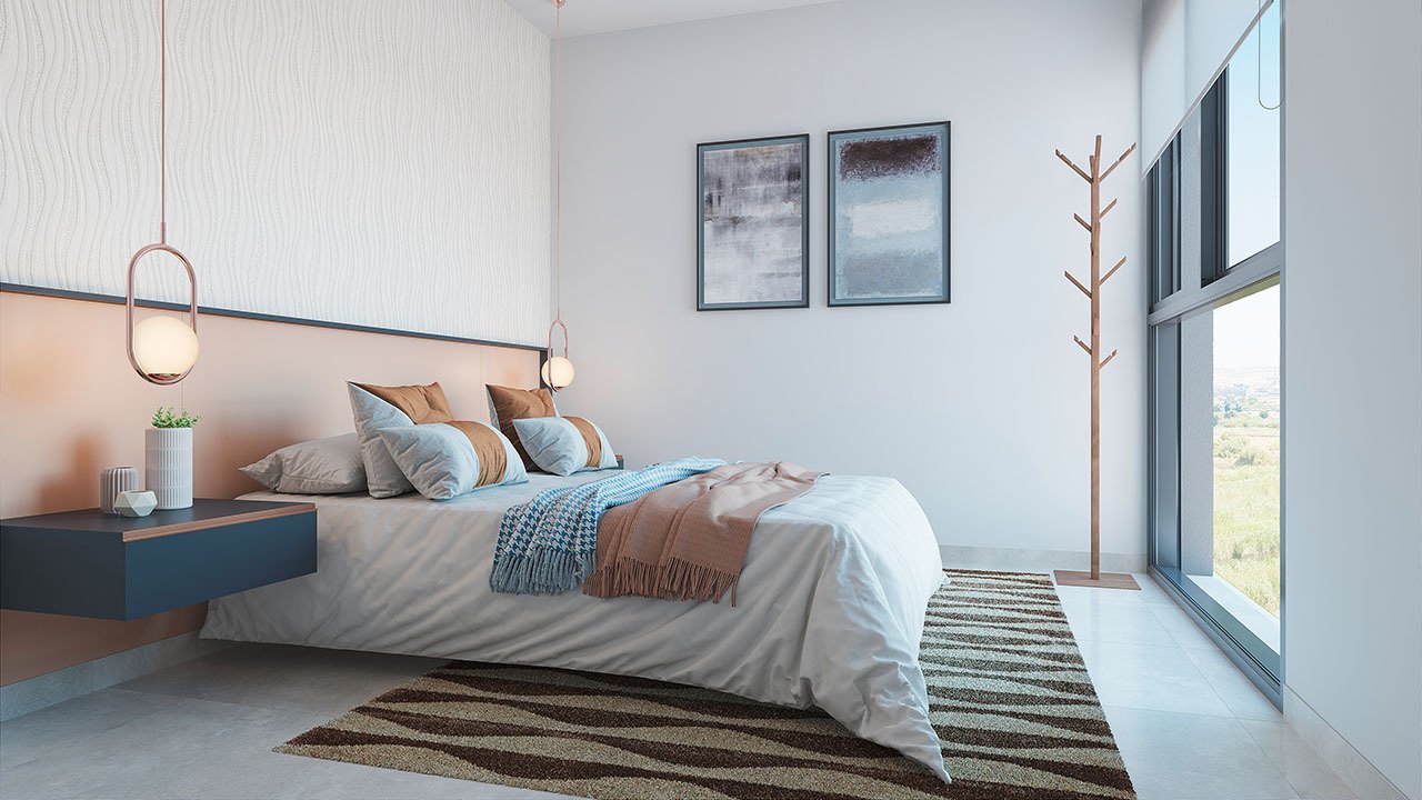 Penthouse with 3 bedrooms, 2 bathrooms, roof terrace, private parking and communal pool