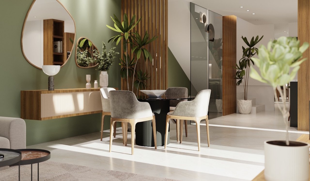 Villas de 3 dormitorios y 3 baños con semi-sótano y piscina privada en un fantástico Resort con lago propio