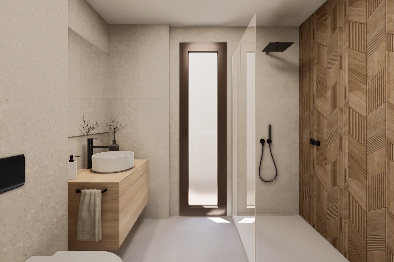 Villas de 3 dormitorios y 2 baños con solárium, parking privado subterráneo y piscina comunitaria junto a Serena Golf