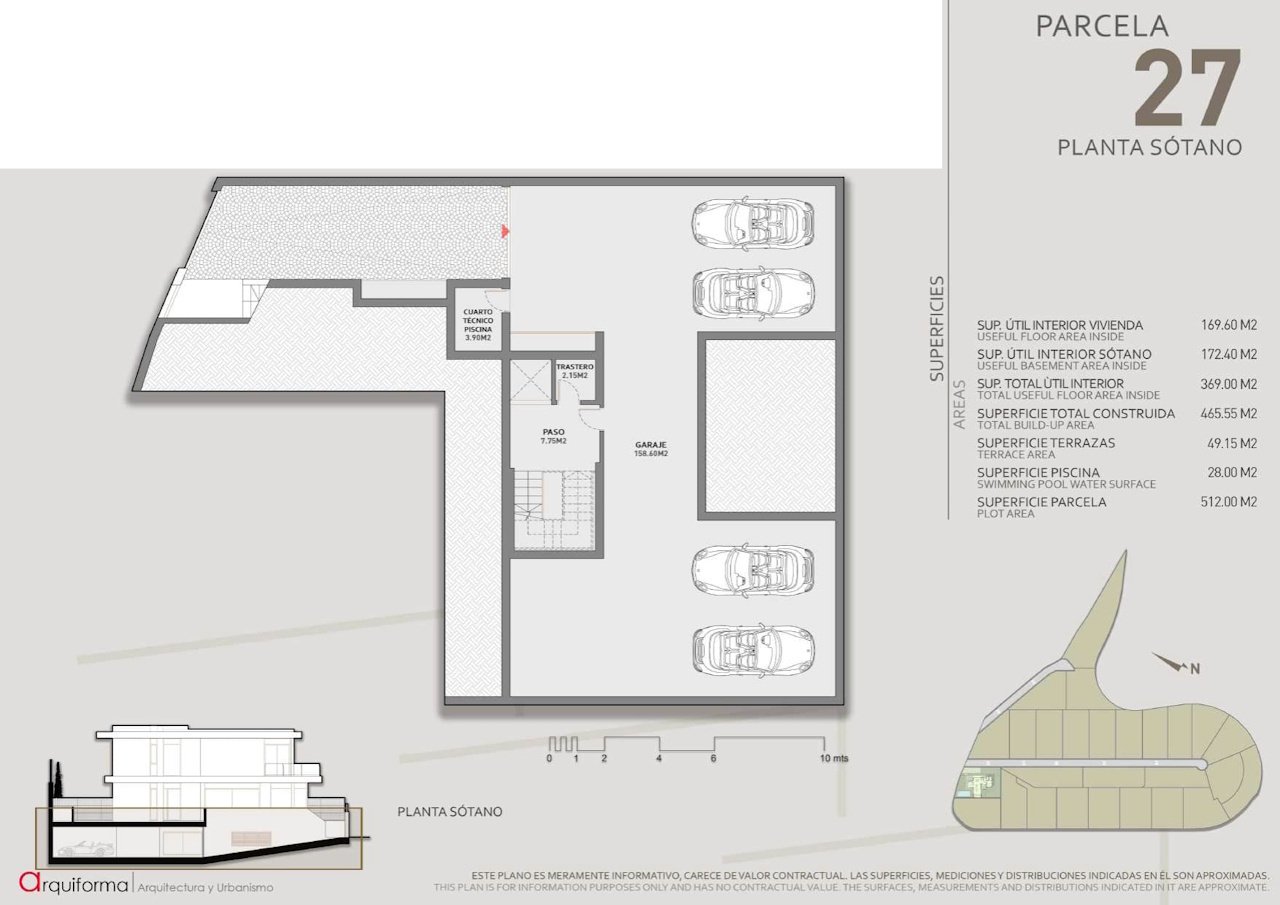 Villas de lujo con 3 dormitorios, 2-3 baños, aire acondicionado, suelo radiante y piscina privada en una de las zonas más cotizadas de Benidorm