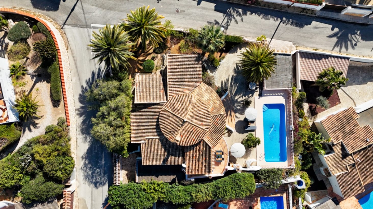 Villa independiente con vistas al mar, piscina y 3 dormitorios en San Jaime
