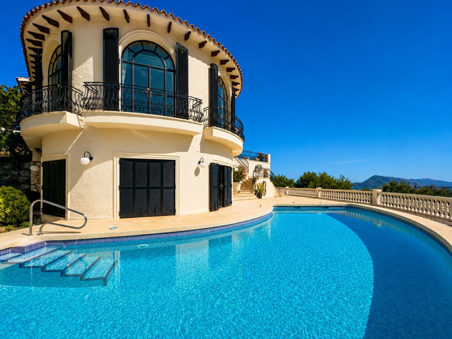 Excepcional Villa de Lujo con vistas panorámicas en una ubicación superb cerca del campo de golf de Altea