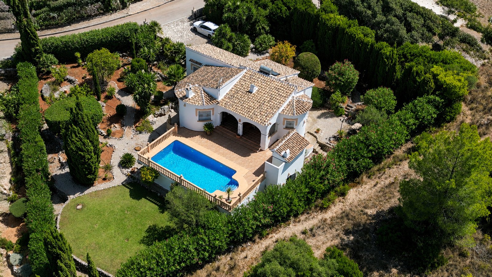 Rafol de Almunia: Villa mediterránea de ensueño con vistas al mar, piscina y calefacción en una tranquila zona de Ràfol de Almúnia Rafol de Almunia: Villa mediterránea de ensueño con vistas al mar, piscina y calefacción en una tranquila zona de Ràfol de Almúnia