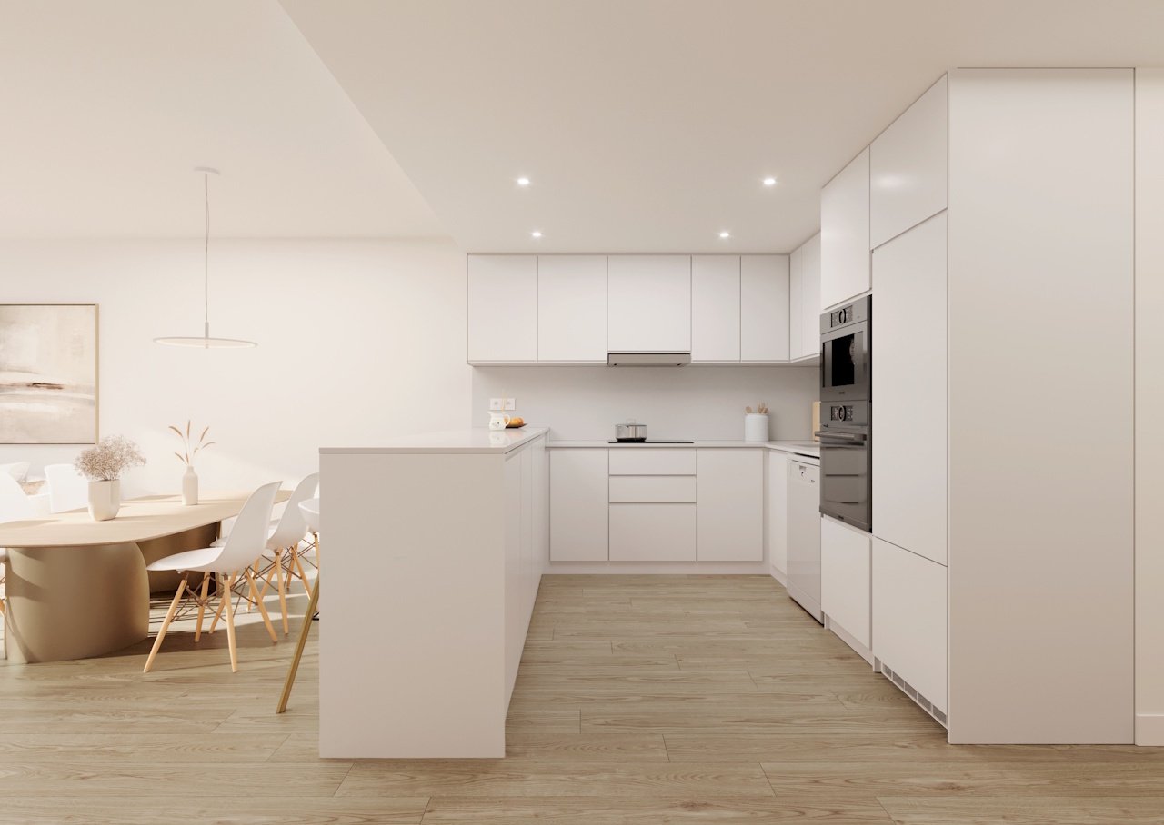 Bungalows altos de 3 dormitorios y 2 baños con aire acondicionado, parking privado y piscina comunitaria en el corazón de La Manga Club