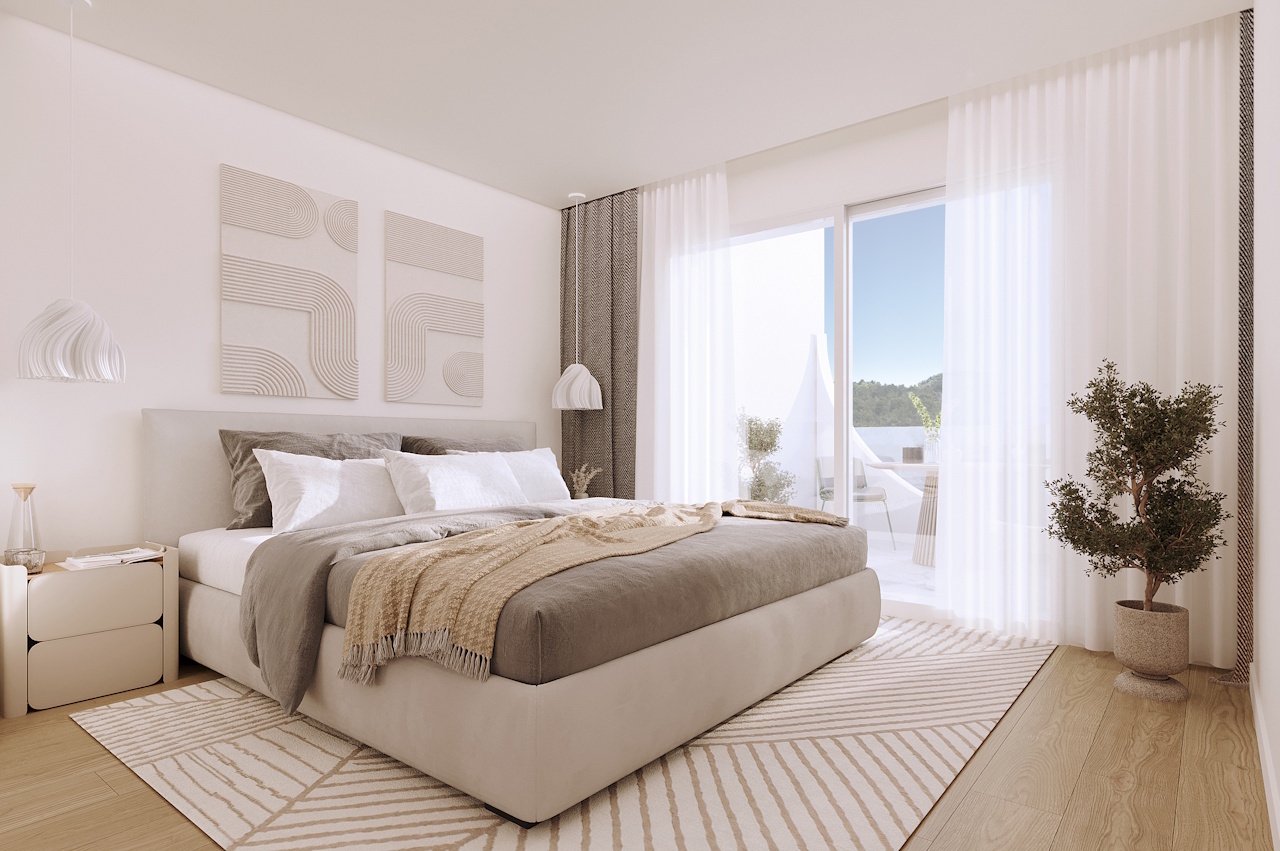 Bungalows altos de 3 dormitorios y 2 baños con aire acondicionado, parking privado y piscina comunitaria en el corazón de La Manga Club