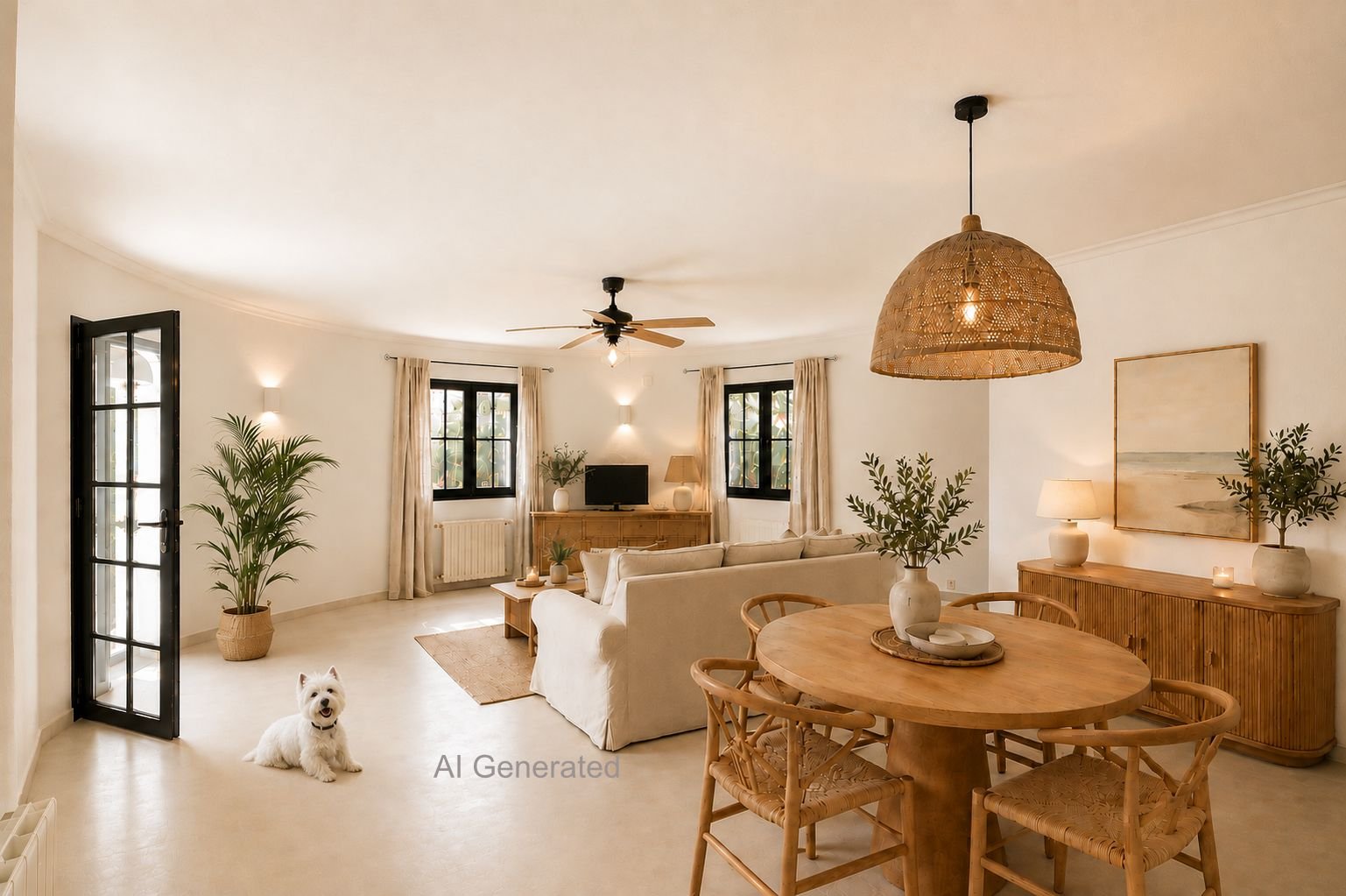 Villa tradicional y espaciosa con piscina privada, garaje y azotea con vistas al mar