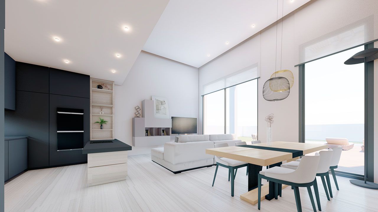 Villas exclusivas de 3 dormitorios con vistas al mar, solarios, piscina privada y sótano opcional