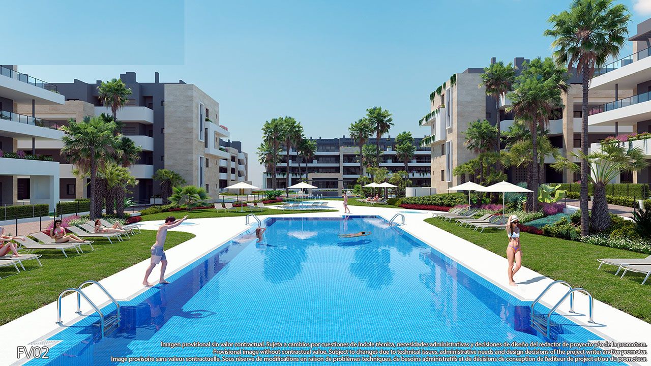 Apartamentos de 2 dormitorios en un complejo maravilloso con piscinas comunitarias
